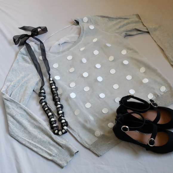 LC Lauren Conrad Sweaters - 🆕 NWOT Lauren Conrad Polka Dot Sweater